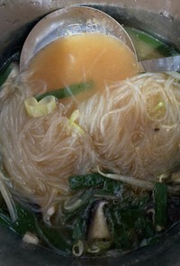 ピリ辛な中華春雨スープ