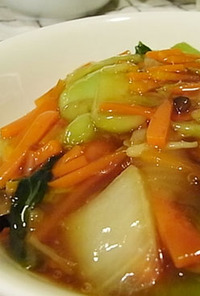 中華丼風野菜のあんかけドン