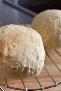 発酵なし丸パン
