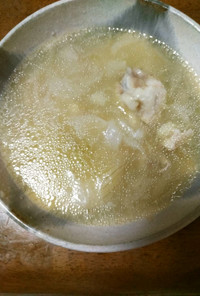 野菜と鶏肉のスープ（圧力鍋）