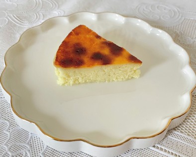 バニラ香るマスカルポーネのチーズケーキの写真