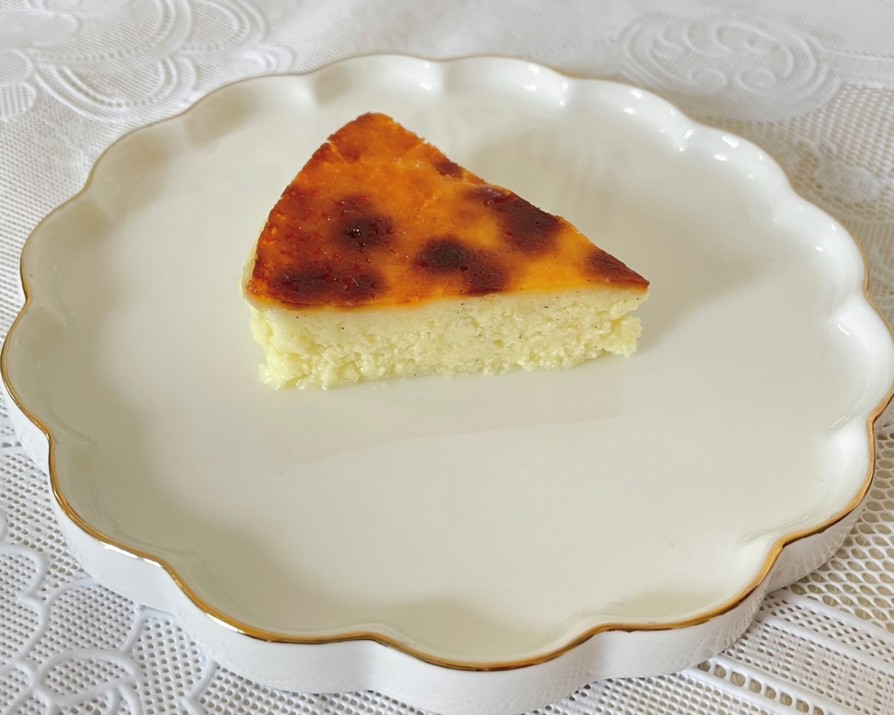 バニラ香るマスカルポーネのチーズケーキの画像