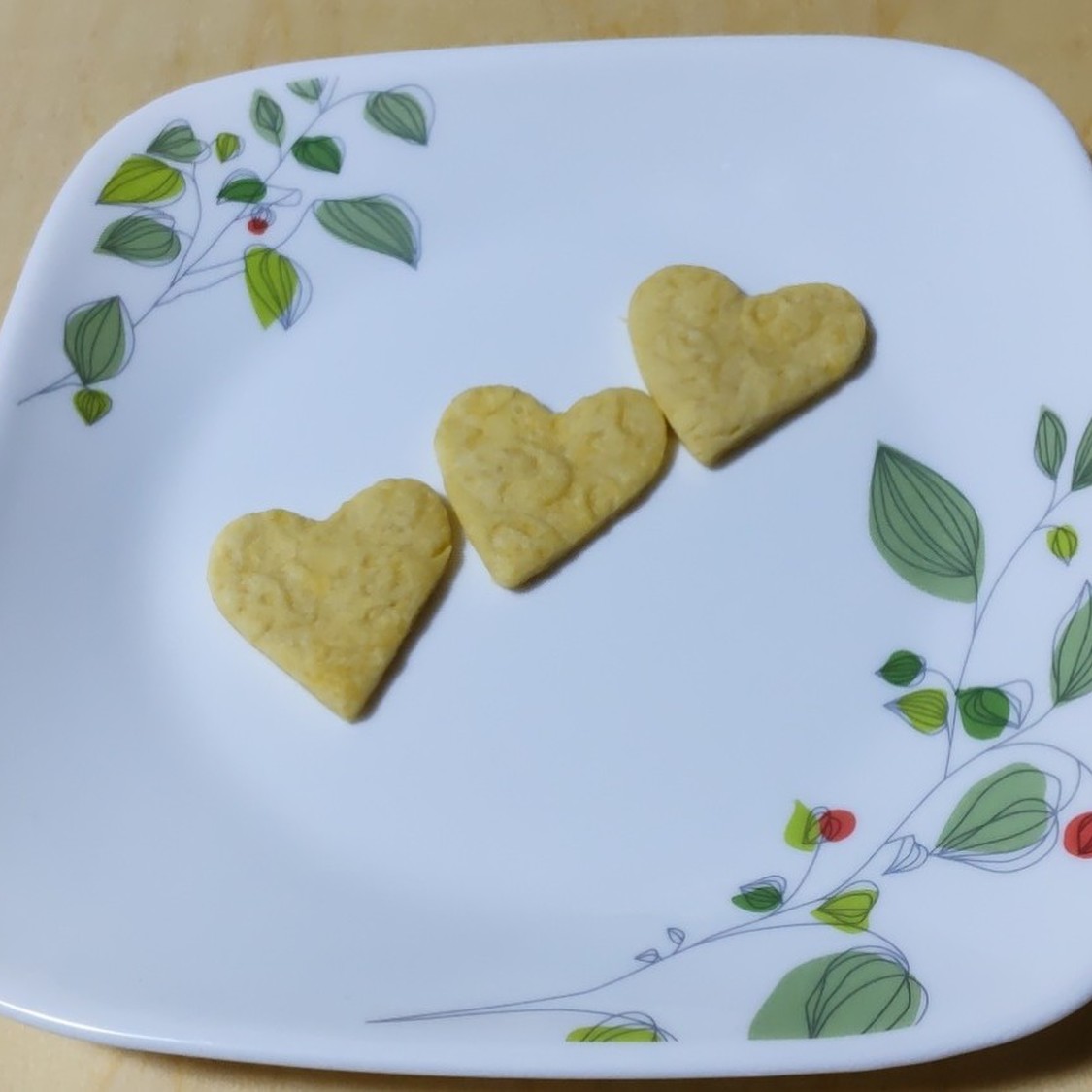 クッキーローラーを使用した型抜きクッキー