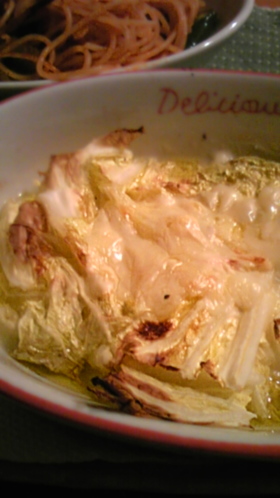 白菜のチーズ焼き