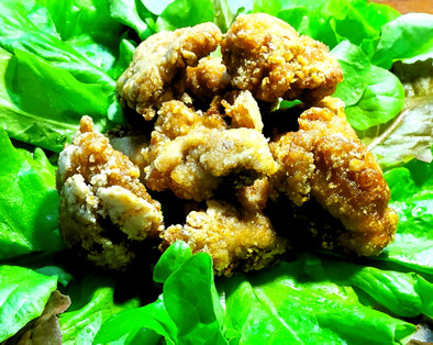 鶏の唐揚げ　十三香風味　（発酵玉葱）の写真