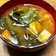 高野豆腐と食物繊維の味噌汁