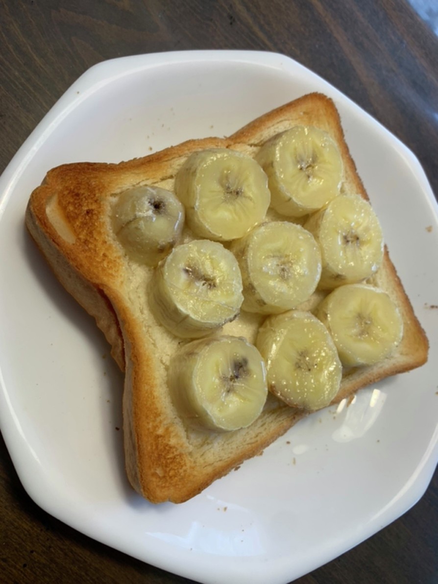 焼きバナナトーストの画像