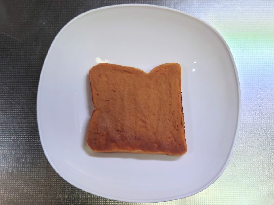 しっとりカロリー控えめ簡単きな粉トーストの画像