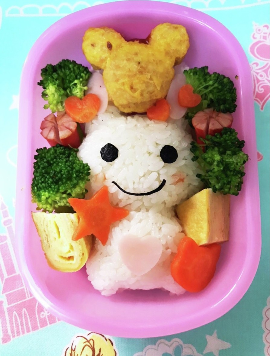 簡単☆うさぎちゃん幼稚園お弁当の画像