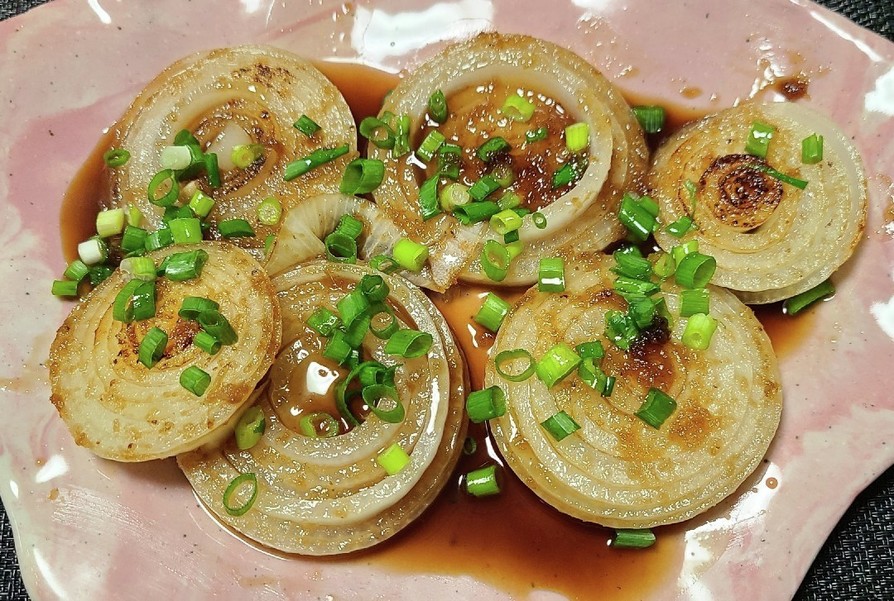 新玉ねぎの生姜ステーキの画像