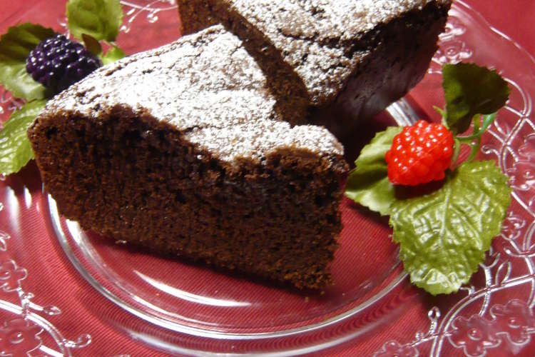 ケーキミックスで簡単 濃厚ガトーショコラ レシピ 作り方 By 茶和子 クックパッド