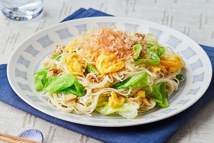 ツナとキャベツのそうめんチャンプルー レシピ 作り方 By ヤマキ クックパッド 簡単おいしいみんなのレシピが377万品
