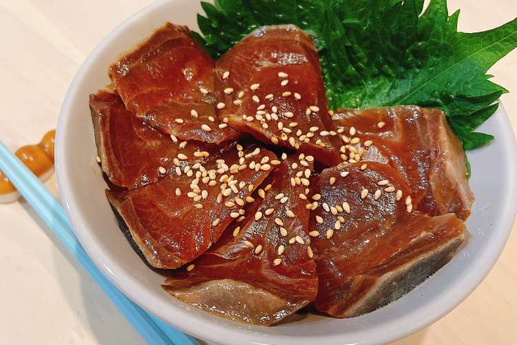 レンジで簡単に絶品 刺身づけ丼のタレ レシピ 作り方 By Mocaron211 クックパッド 簡単おいしいみんなのレシピが371万品