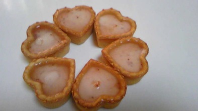 ♡いちご♡苺風味のレアチーズケーキの写真