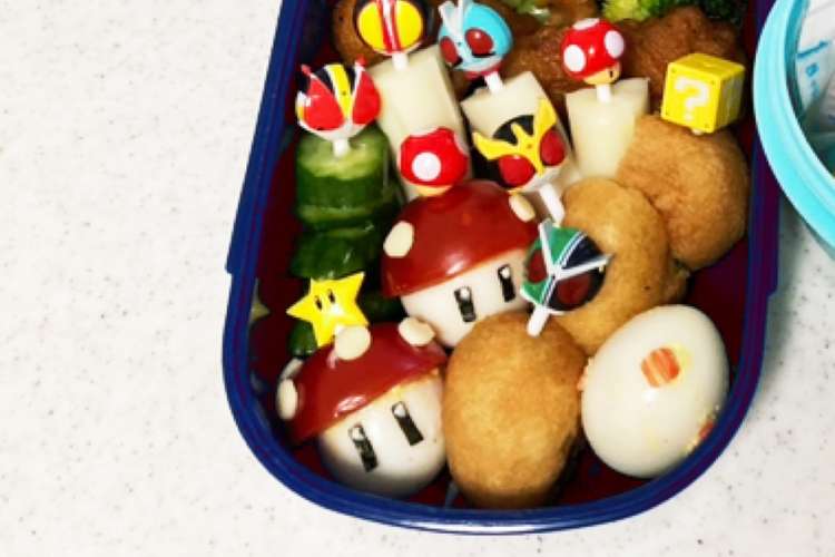 キャラ弁に マリオ 赤いキノコ レシピ 作り方 By コイタロー クックパッド 簡単おいしいみんなのレシピが376万品