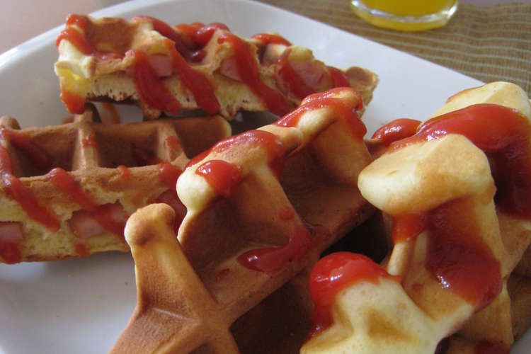 アメリカンドッグ風ワッフル レシピ 作り方 By とむまろ クックパッド 簡単おいしいみんなのレシピが352万品