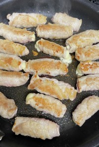 豚肉チーズ巻きのコンソメ煮(覚書)