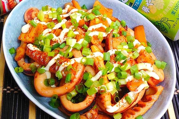 イカと淡竹の簡単うまかオイマヨ炒め レシピ 作り方 By からあげビール クックパッド 簡単おいしいみんなのレシピが371万品
