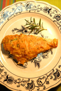 白身魚(赤魚)のピカタ・ローズマリー香る
