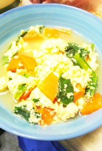 野菜と卵の優しいスープ