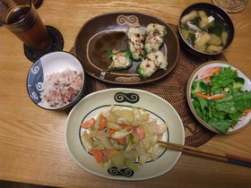 さっぱりいただく ピーマンの肉詰め