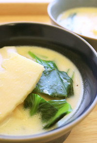 竹の子の豆乳スープ