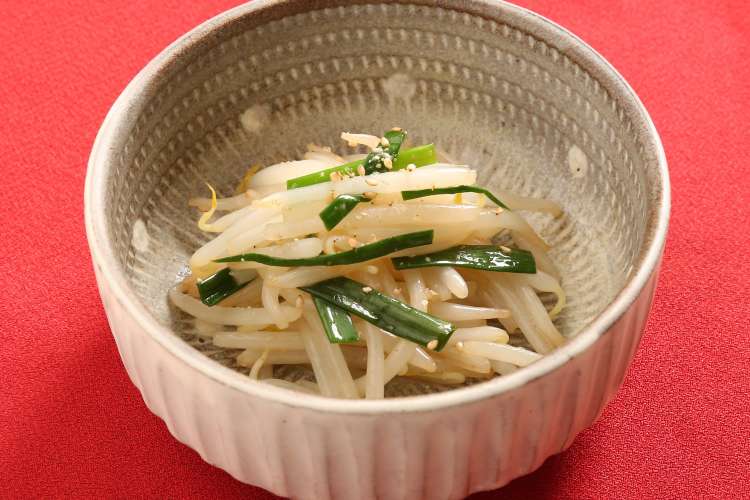レンジで簡単 にらともやしのナムル レシピ 作り方 By ななみんキッチン クックパッド 簡単おいしいみんなのレシピが375万品