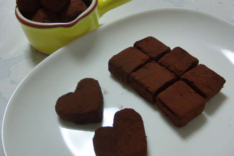 生チョコ パヴェ 石畳チョコ レシピ 作り方 By 恋 恋 恋 クックパッド 簡単おいしいみんなのレシピが355万品