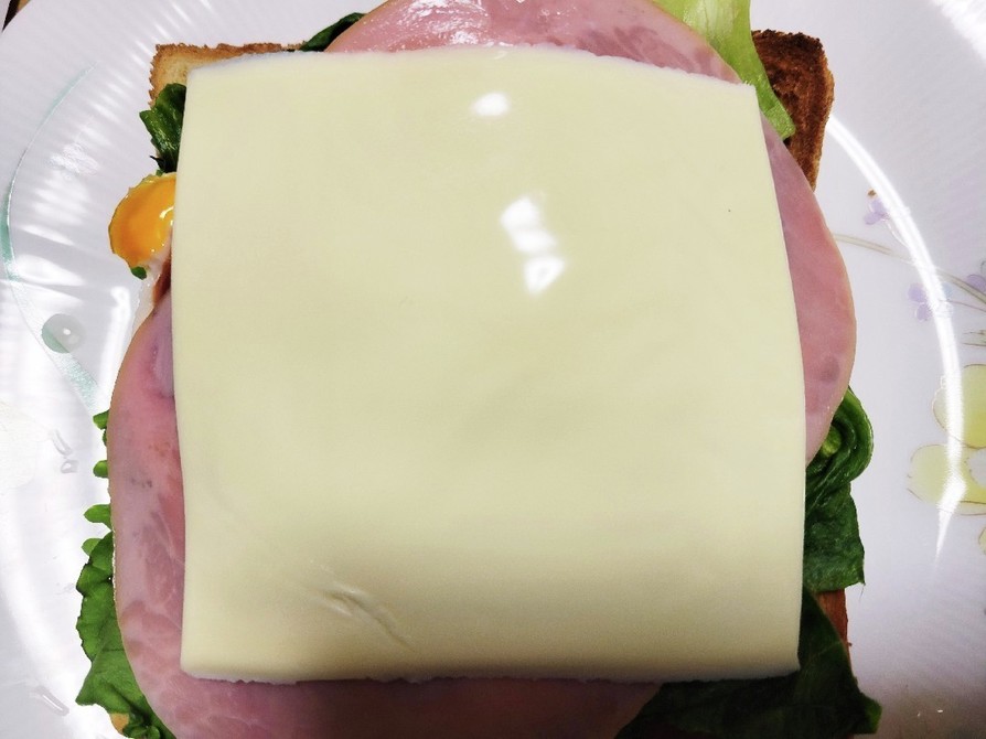 チーズ×ハム×玉子　サンドの画像