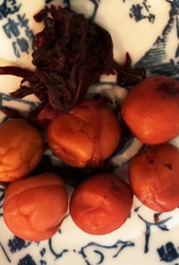 小梅で作る赤紫蘇ハチミツ漬け