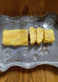 【♪お弁当】オムレツ風ツナの卵焼