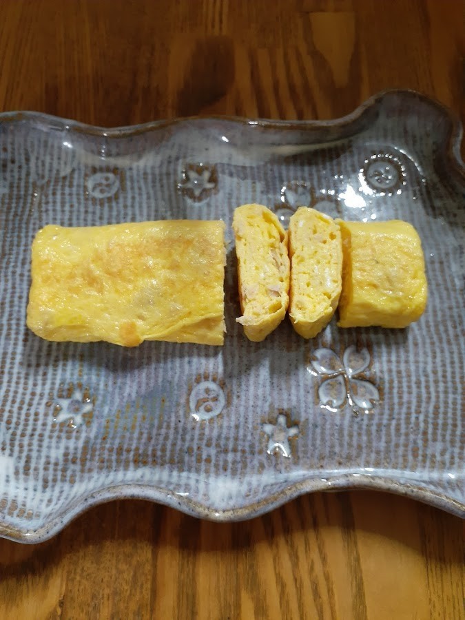 【♪お弁当】オムレツ風ツナの卵焼の画像