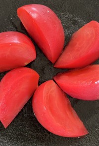 【裏技】種が出ないトマトの切り方