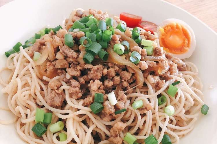 ぶっかけ肉で冷やし中華アレンジ麺 レシピ 作り方 By クマソバ クックパッド 簡単おいしいみんなのレシピが377万品