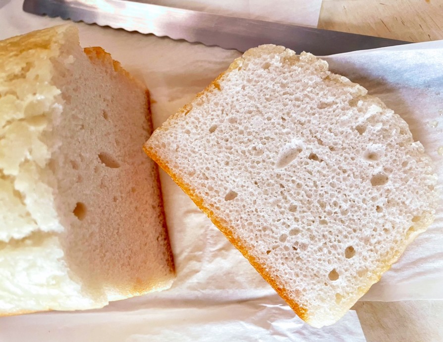 白神こがね酵母のふわもち米粉食パンの画像