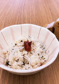 【大崎市】しらすと梅干しとしそまぜごはん