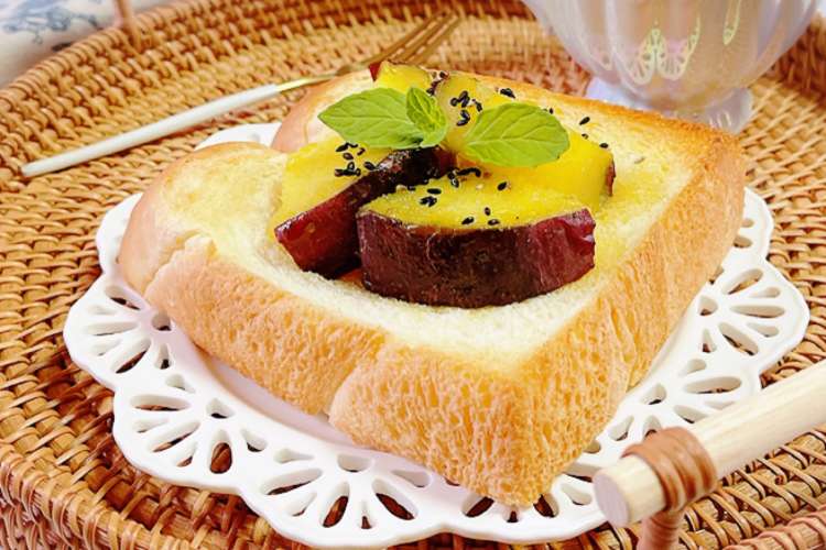 ごろっとさつまいものハニーバタートースト レシピ 作り方 By ウエハース サンド クックパッド 簡単おいしいみんなのレシピが376万品