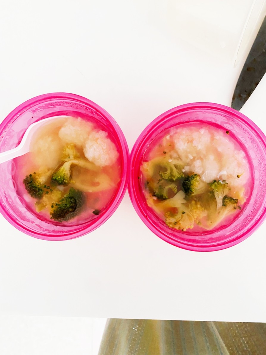 【幼児食】海老団子スープの画像