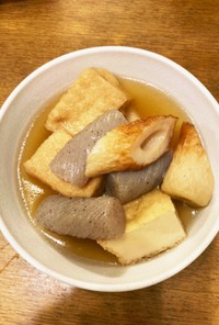 厚揚げとこんにゃくの煮物