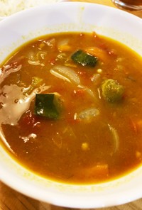 【ホットクック】夏野菜スープカレー