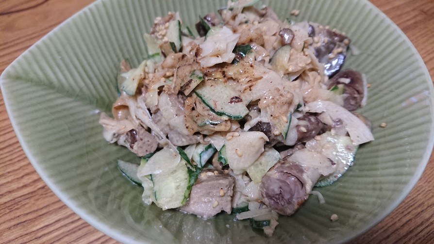 美味しく鉄分がとれる❗鶏レバーのサラダ☆の画像