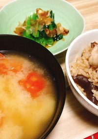 5分でスイッチON！椎茸の炊き込みご飯