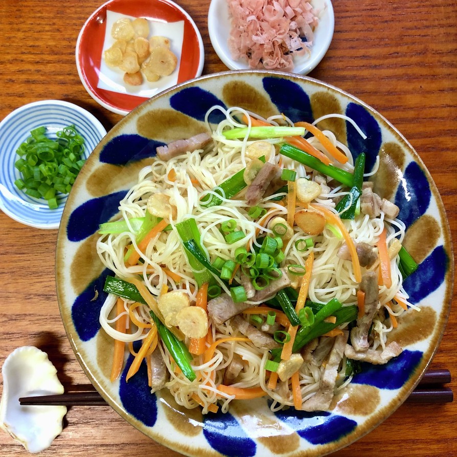 ちむどん飯！優子のソーミンチャンプルーの画像