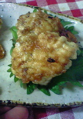 たらの白子のガーリックバター醤油焼き