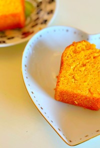 きれいな橙色♡にんじんのパウンドケーキ