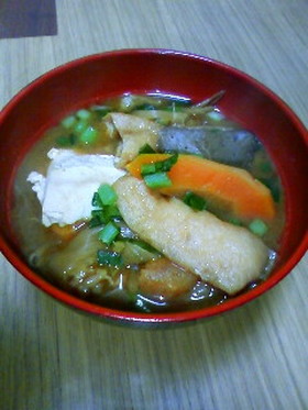 具だくさん✿赤だしのお味噌汁✿