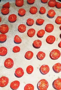 オーブンでドライミニトマト