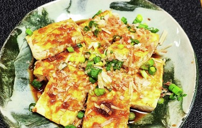 豆腐の生姜ステーキの写真