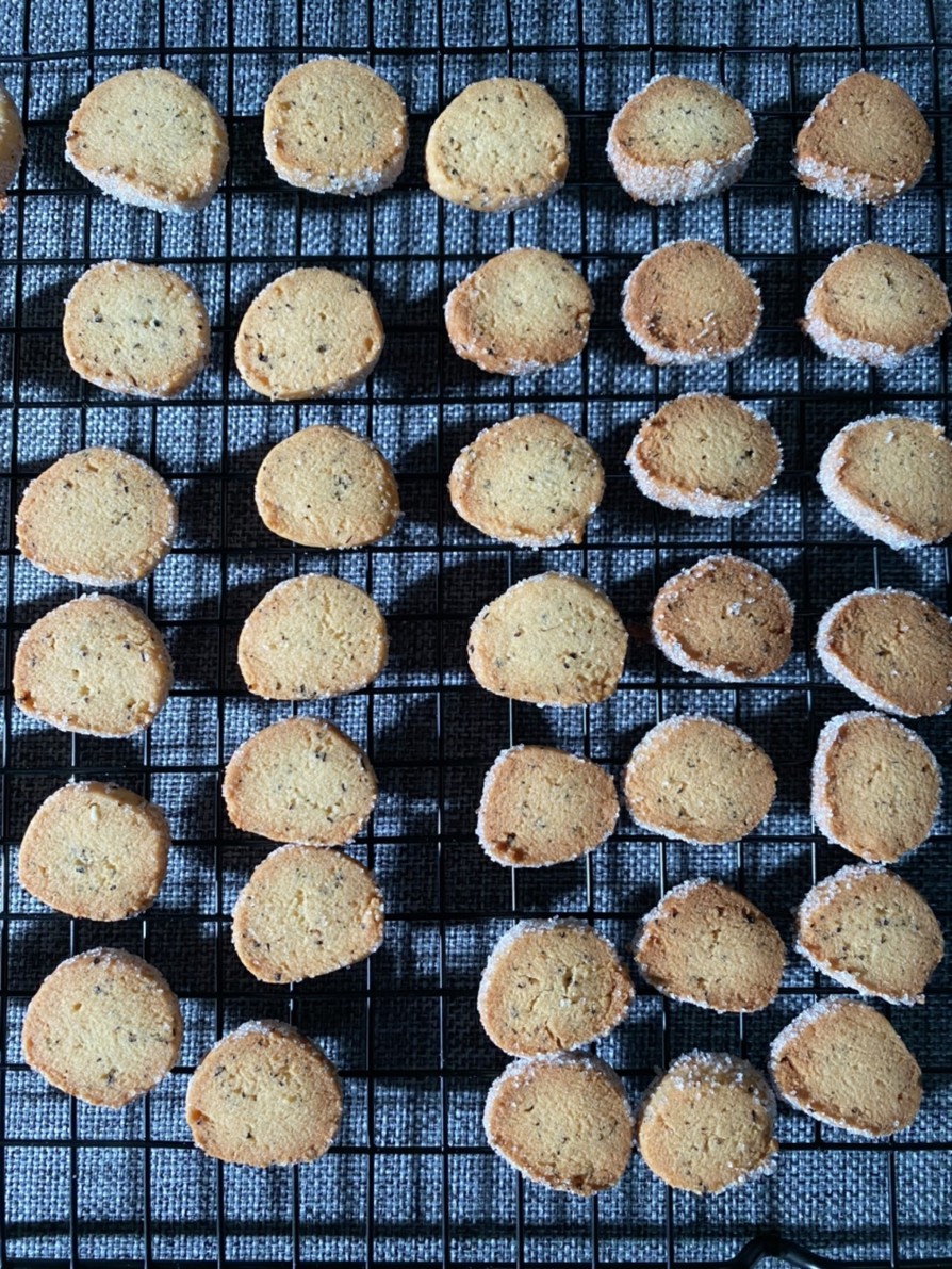 米粉で作る簡単紅茶ディアマンクッキーの画像