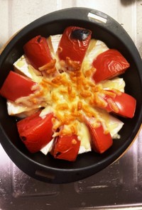 簡単カマンベールトマト焼
